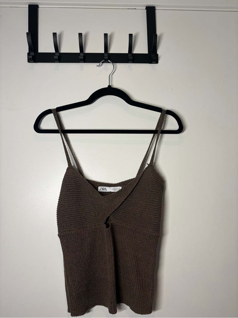 Zara Brown Knit Sweater